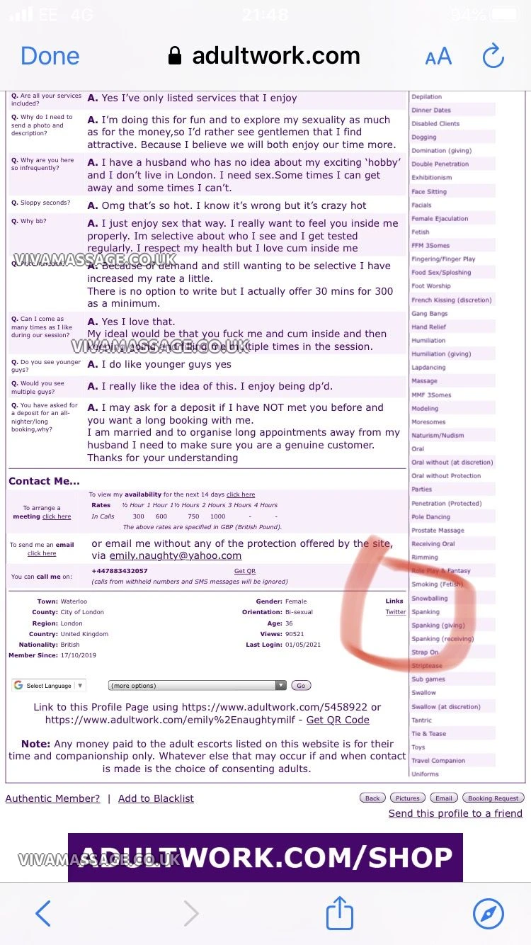 Photo 1 of NaughtyEmilyX